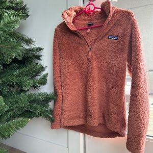 XS Los Gatos Patagonia Quarter Zip Century Pink (Orange/Salmon)